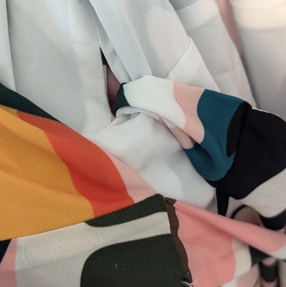 Hutch Anthropologie Tropical Leaf Print Wrap Maxi Dress - Picture 3 of 5